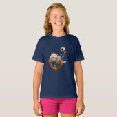 DR Congo Fufu Food Soccer Mascot T-Shirt - Group K Tシャツ (正面フル)