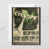 Dr. Cyclops映画ポスター ポストカード (正面/裏面)