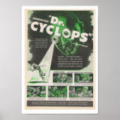 Dr Cyclops 1940 movie advertisement ポスター (正面)