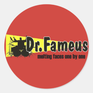 dr.fameusは2コピーをphotoshoped ラウンドシール