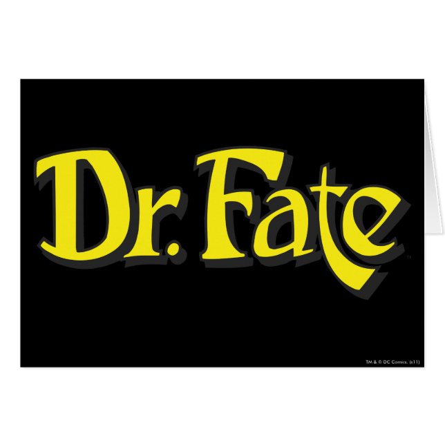 Dr. Fateロゴ (正面横)