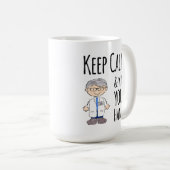 Dr. Fauci Calm保衣服お前のマスクは手を洗う コーヒーマグカップ (正面右)