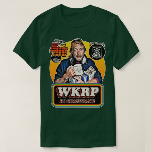 Dr. Fever at Drive Time WKRP in Cincinnati Tシャツ (デザイン正面)