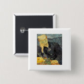 Dr. Gachet – ファンゴッホ- c1890 缶バッジ (正面&裏面)