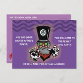 DR HYPNOパーティの招待状バイジェパッカーズ ポストカード (正面/裏面)