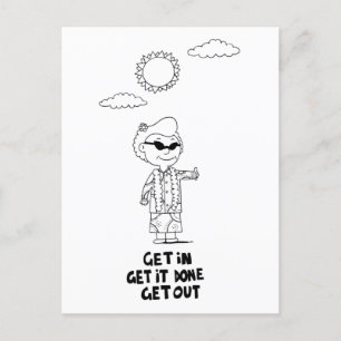 Dr. Ida Rolf - Get in it done Get outPostagaki ポストカード