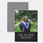 "DR. IN THE HOUSE!" 写真テンプレート 卒業  マグネット (正面/裏面)
