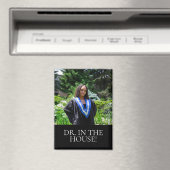 "DR. IN THE HOUSE!" 写真テンプレート 卒業  マグネット (インサイチュ (食洗機))