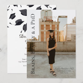 Dr. In The House Graduation Announcement 招待状