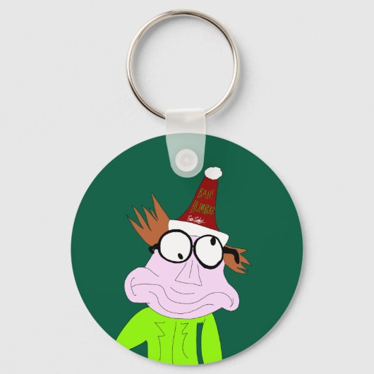 Dr. LeBrick バハハバグ クリスマス キーホルダー (正面)