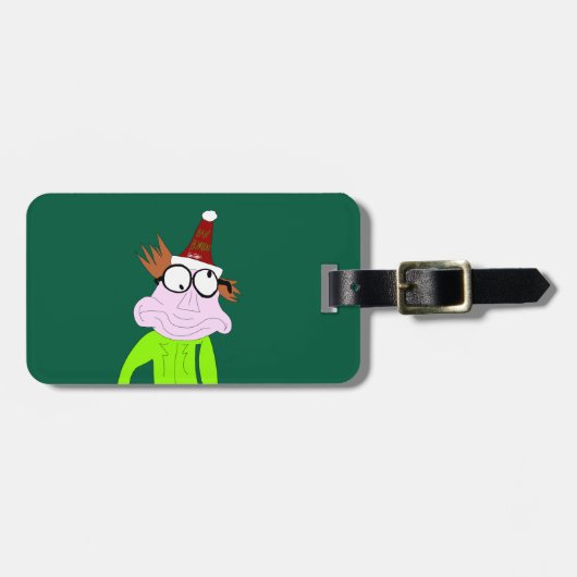 Dr. LeBrick バハハバグ クリスマス ラゲッジタグ (正面横)