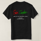 Dr. LeBrick バハハバグ クリスマス Tシャツ (デザイン裏面)