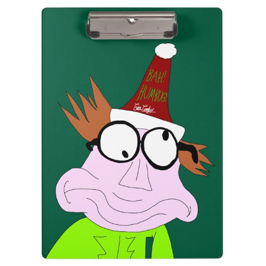 Dr. LeBrick Bah Humbug xmas クリップボード (正面)