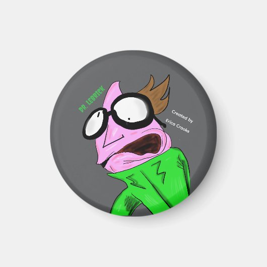 Dr. LeBrick stare puppet マグネット (正面)