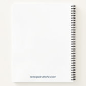 Dr. Margaret Journal – ソフトまたは懸命カバー – 青 ノートブック (裏面)