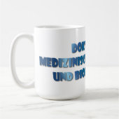 DR medizinischen Biometrie und Bioinformattik コーヒーマグカップ (左)
