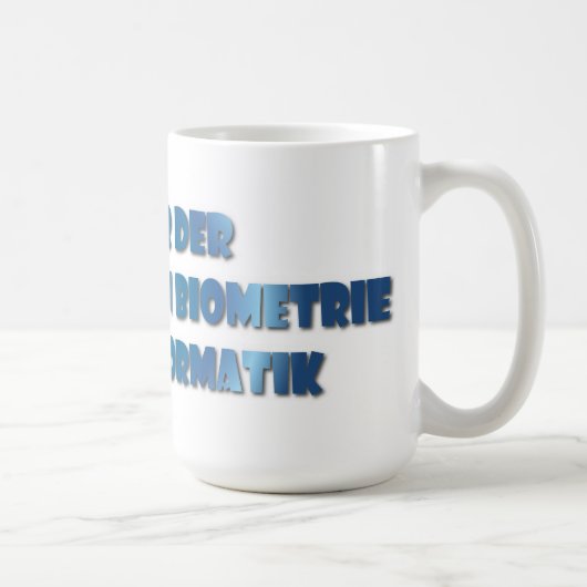 DR medizinischen Biometrie und Bioinformattik コーヒーマグカップ (右)
