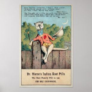 Dr Morse Cat Trade Card #2 (of 4) ポスター