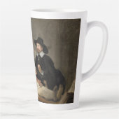 Dr. Nicolaes Tulpの解剖学のレッスン カフェラテマグ (右)