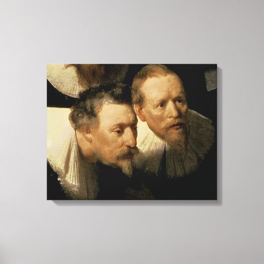 Dr. Nicolaes Tulpの解剖学のレッスン, 1632 キャンバスプリント (正面)