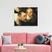 Dr. Nicolaes Tulpの解剖学のレッスン, 1632 キャンバスプリント (インサイチュ (リビング))