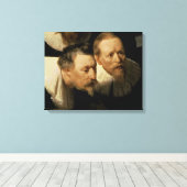 Dr. Nicolaes Tulpの解剖学のレッスン, 1632 キャンバスプリント (インサイチュ (ウッドフロア))