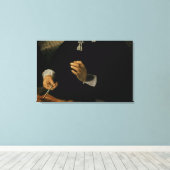 Dr. Nicolaes Tulpの解剖学のレッスン, 1632 キャンバスプリント (インサイチュ (ウッドフロア))