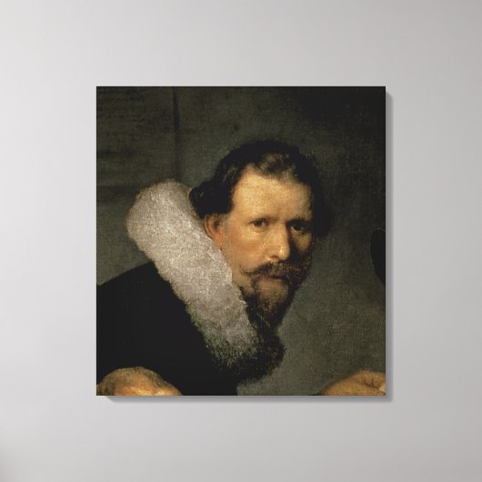 Dr. Nicolaes Tulpの解剖学のレッスン, 1632 キャンバスプリント (正面)