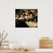 Dr. Nicolaes Tulpの解剖学のレッスン， 1632 ポスター (キッチン)