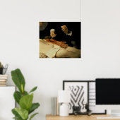 Dr. Nicolaes Tulpの解剖学のレッスン， 1632 ポスター (ホームオフィス)