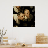 Dr. Nicolaes Tulpの解剖学のレッスン， 1632 ポスター (キッチン)