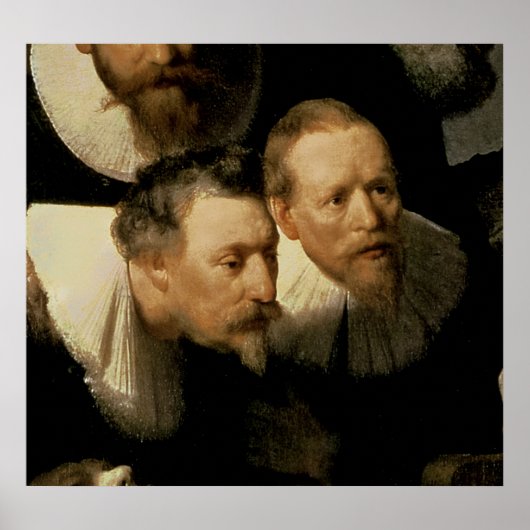 Dr. Nicolaes Tulpの解剖学のレッスン， 1632 ポスター (正面)