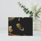 Dr. Nicolaes Tulpの解剖学のレッスン， 1632 ポストカード (スタンド正面)
