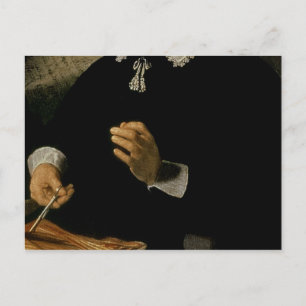 Dr. Nicolaes Tulpの解剖学のレッスン, 1632 ポストカード