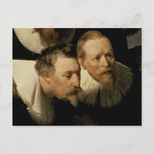 Dr. Nicolaes Tulpの解剖学のレッスン, 1632 ポストカード