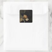 Dr. Nicolaes Tulpの解剖学レッスン， 1632 2 スクエアシール (バッグ)