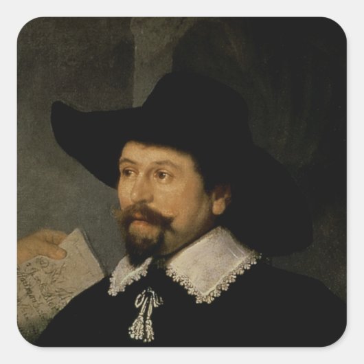 Dr. Nicolaes Tulpの解剖学レッスン， 1632 2 スクエアシール (正面)