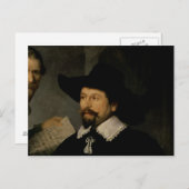 Dr. Nicolaes Tulpの解剖学レッスン, 1632 2 ポストカード (正面/裏面)