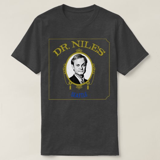Dr. Niles Crane 90s美学デザイン Tシャツ (デザイン正面)