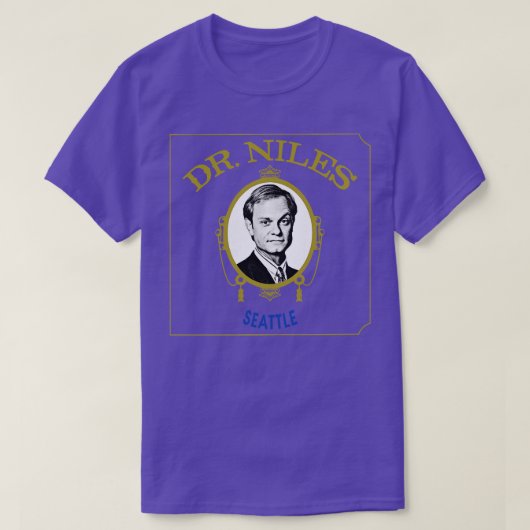 Dr. Niles Crane 90s美学デザイン Tシャツ (デザイン正面)