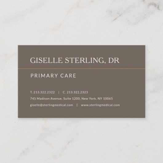 Dr. Office Appointment Reminder 名刺 (正面)