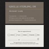 Dr. Office Appointment Reminder 名刺
