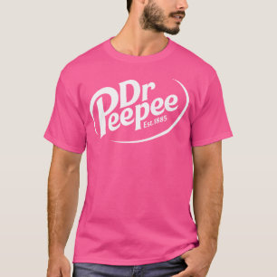 Dr. Peeeシャツロゴおもしろいパロディエン Tシャツ