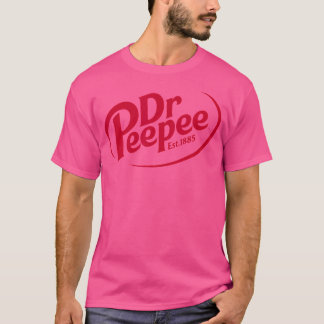 Dr. Pepeeシャツロゴおもしろいパロディ Tシャツ