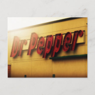 Dr. Pepper Sign ポストカード