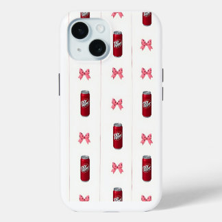 Dr. Pepper Soda缶の電話ケース iPhone 15ケース