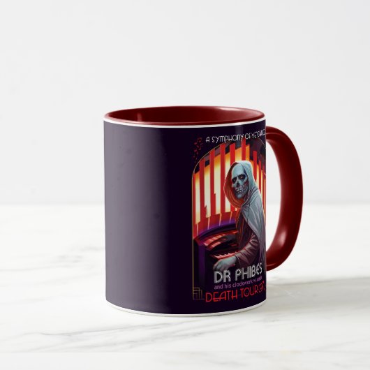 Dr. Phibes Mug - Symphony of Venvegance 1971 Horr マグカップ (正面右)