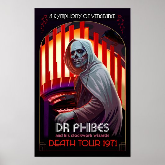 Dr. Phibes Symphony of Vengeance Poster – Rock Art ポスター (正面)