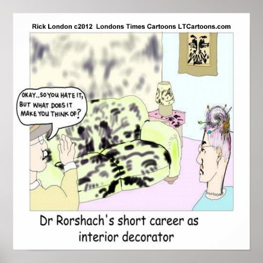 Dr. Roarshach Early Jobs おもしろい Poster ポスター (正面)