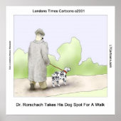 Dr.Rorschachは犬のスポット4散歩ポスターを取る ポスター (正面)